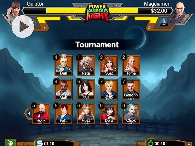 Power Warriors Vigorous Fight tournament mode